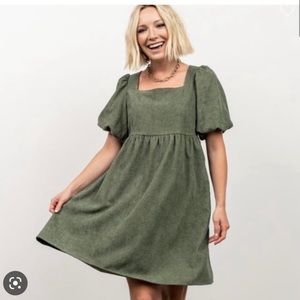Baltic Born Puff Sleeve Dress w/ Pockets